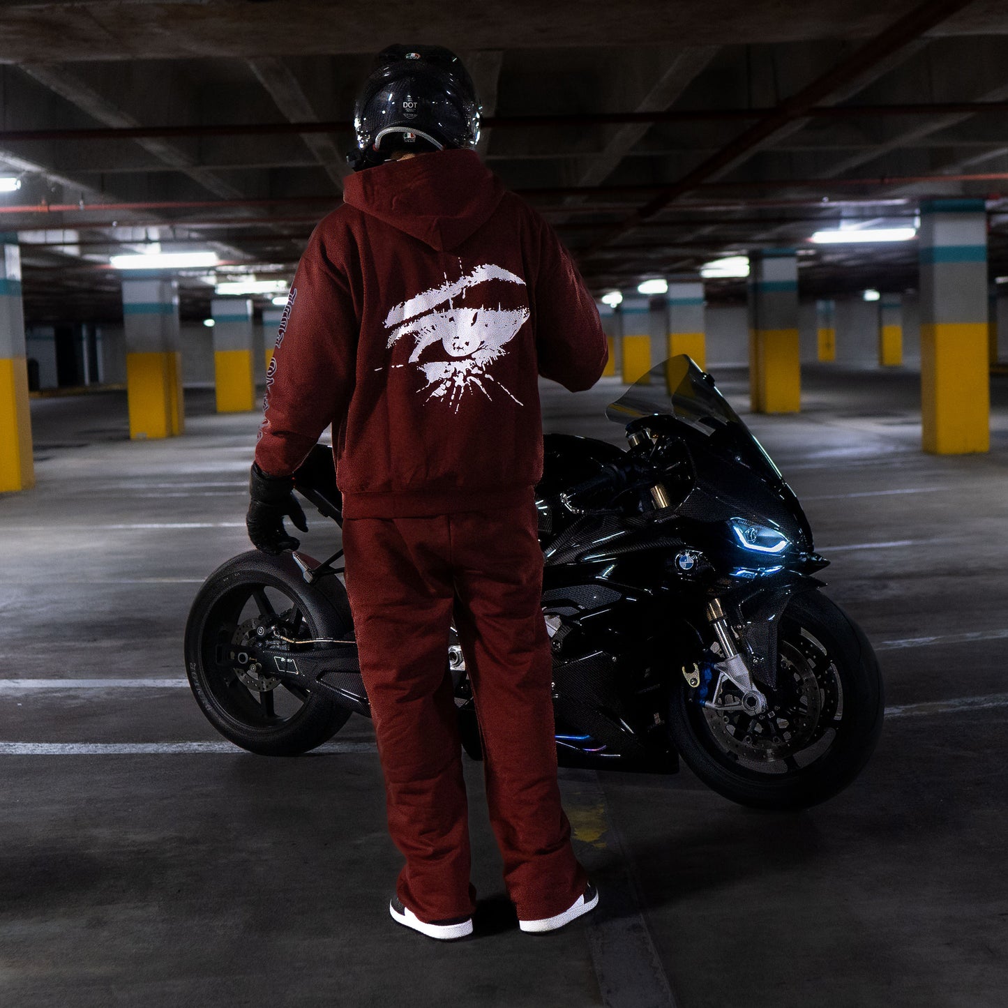 Lost Love Corrupt Zip-Up (Maroon)