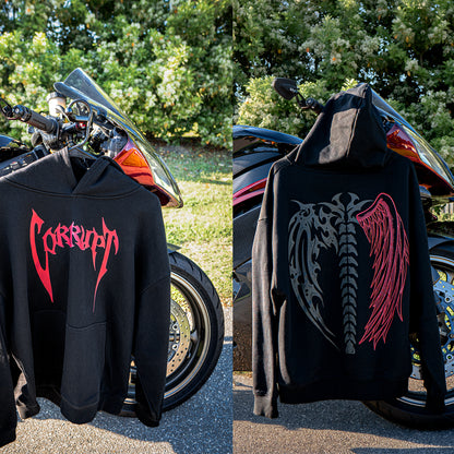 Good & Evil Corrupt Hoodie (Red)