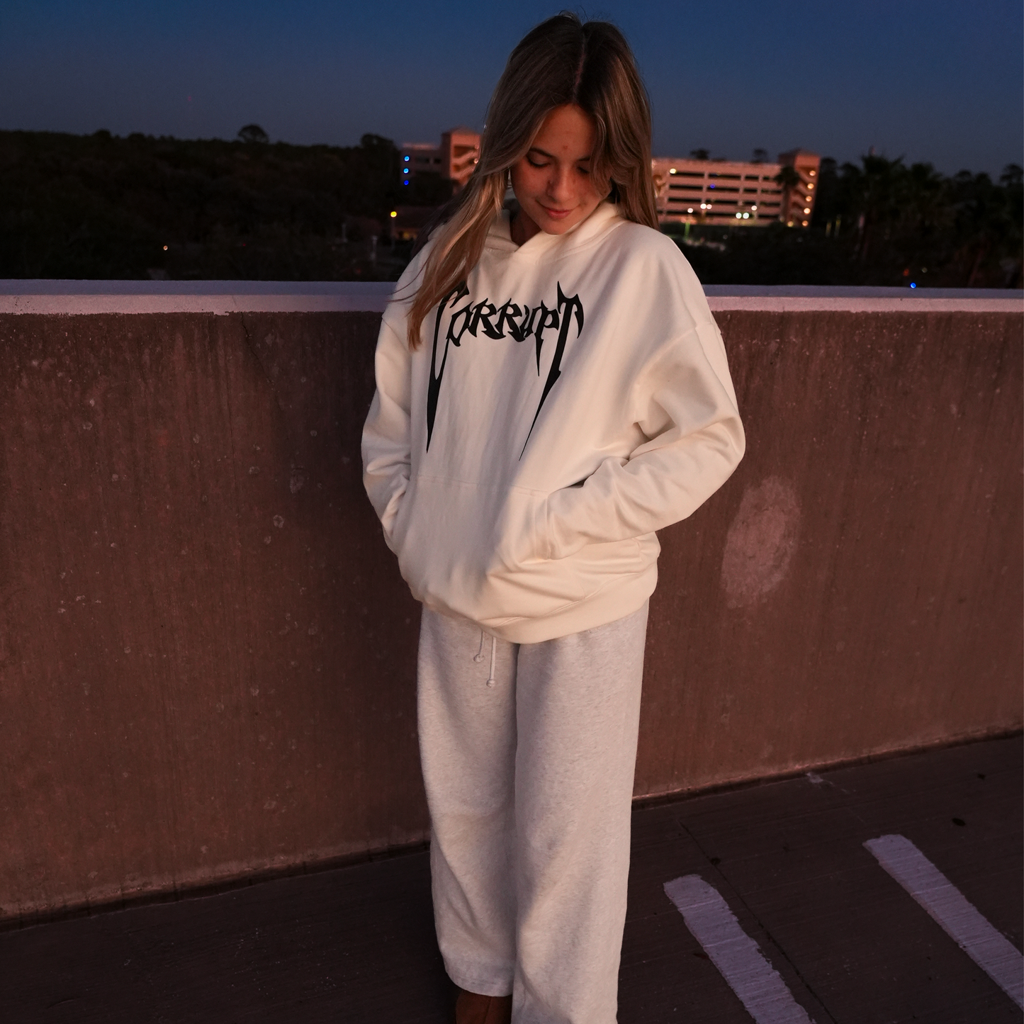 Good & Evil Corrupt Hoodie (Snow)