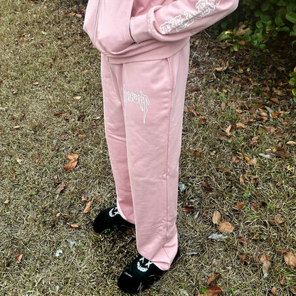 Lost Love Corrupt Sweatpants (Pink)