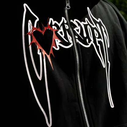 Lost Love Corrupt Zip-Up (Black)